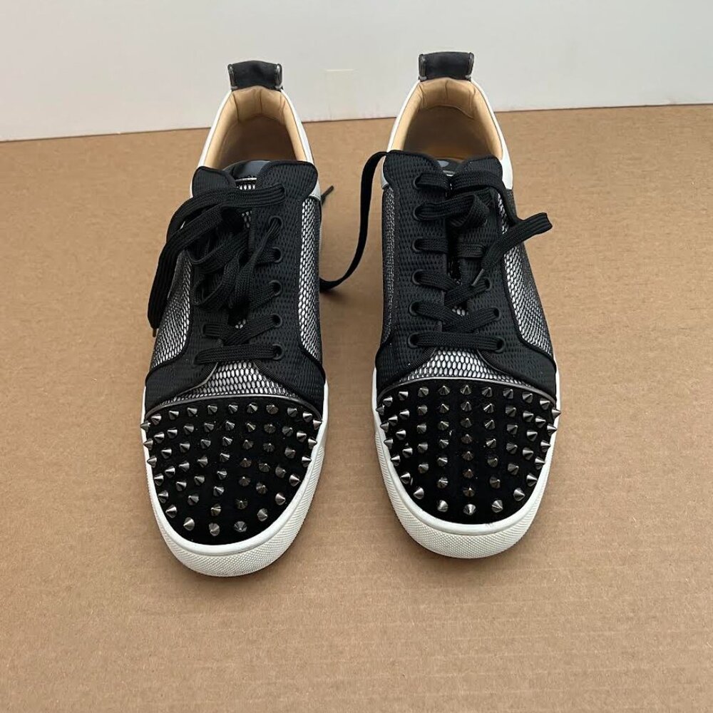 Christian Louboutin Louis Junior Spikes Orlato Flat Low Top Sneakers 44.5 - Picture 2 of 16